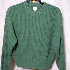 A New Day Green Knit Sweater – Size Small